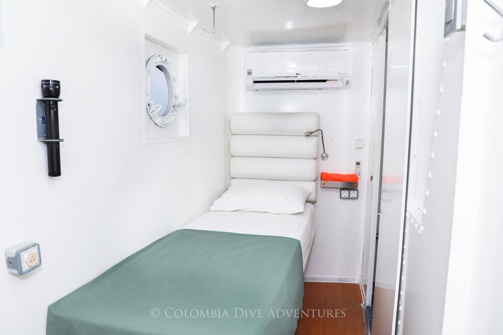 Single cabin on Ferox liveaboard - copyright Colombia Dive Adventures