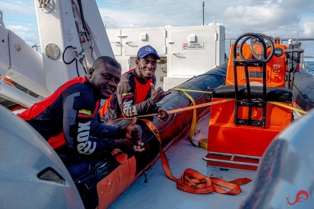 Ferox skiff drivers Rodolfo and Marlon © Sten Johansson