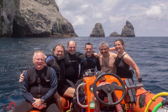 Dive team Malpelo, April 2019 © Sten Johansson