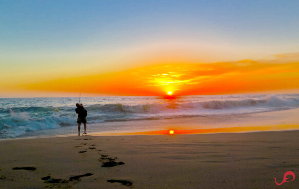 Fishing from the Pacific coast © Sten Johansson